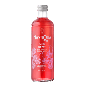 MASTIQUA perlivá voda s mastichou, příchuť Višeň 330 ml VÝPRODEJ