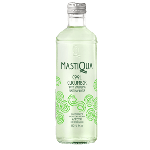 MASTIQUA perlivá voda s mastichou, příchuť Okurka 330 ml VÝPRODEJ