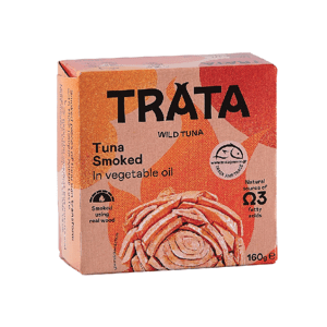 Trata uzený divoký tuňák, v rostlinném oleji 160g