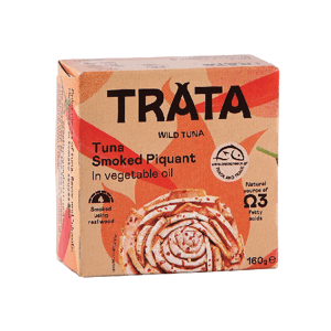 Trata uzený divoký tuňák, v rostlinném oleji s chilli 160g