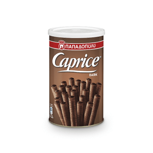 CAPRICE PAPADOPOULOS Papadopoulos Caprice 115 g plněné trubičky hořká čokoláda