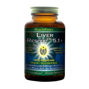 HealthForce SuperFoods | LIVER RESCUE™ (podpora jater) - 120 kapslí HEAL1