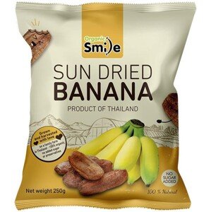 ORGANIC SMILE | Sušené Banánky (Thajsko) - 2500g (10x250g) SMIL1