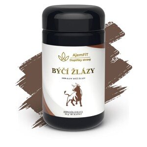 100% ČISTÉ RAW BÝČÍ ŽLÁZY - 80/240 kapslí (28g/84g)| AjemFiT - Malé Balení (80 kapslí - 28g) AJEM6