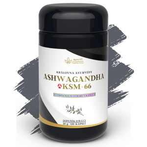 100% ČISTÁ ASHWAGANDHA KSM66® (Indie) - 120 kapslí (30g)| AjemFiT AJEM7