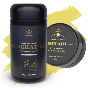 PODPORA TESTOSTERONU - (AjemFiT) - Shilajit 15g + TONGKAT ALI (100g - prášek)  AJEM- KOMB- 3