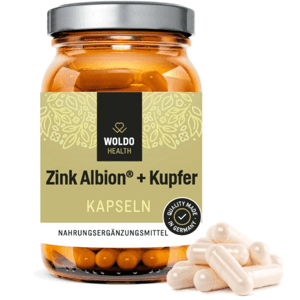 Zinek Albion® + Měď  - 90 kapslí (WOLDOHEALTH) WOL16