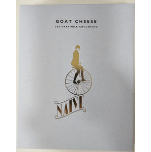 CHOCOLATE NAIVE | GOAT CHEESE 50% (Kozí Darkmilk) - 50g (NAIVE)