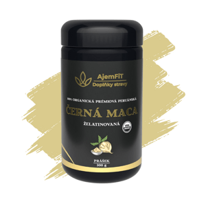 100% ČISTÁ ORGANIC ČERNÁ MACA (Peru) - 300g (prášek) | AjemFiT AJEM19