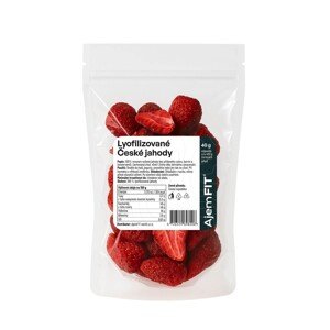 RAW Lyofilizované Jahody (České) - 40g | AjemFIT AJEM27