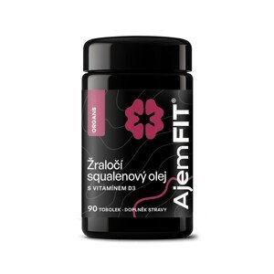 ZRALOČÍ SQUALENOVÝ OLEJ (S Vitamínem D3) - 90 tobolek | AjemFIT AJEM24