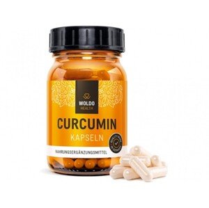 Curcumin s Piperinem - 120 kapslí (WOLDOHEALTH) WOL10
