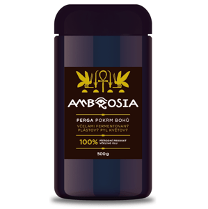 RAW'S | PERGA (Pokrm Bohů) - (čerstvá ČR) - 500g - Fialové sklo RAW20