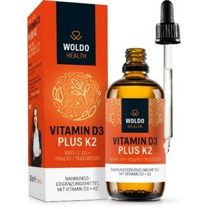 Vitamín D3+K2 (kapky) v MCT - 50ml (WOLDOHEALTH) WOL4