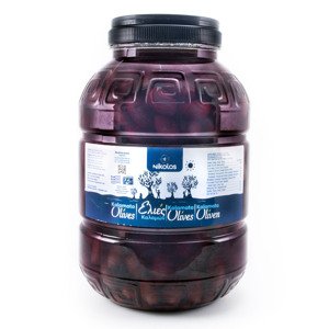 Nikolopoulos Estate Nikolos černé olivy Kalamata s peckou 3kg