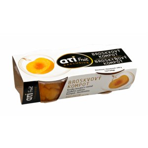 ATI Fruit ATI Delicates Fruit Exclusive Broskvový kompot 2x120g