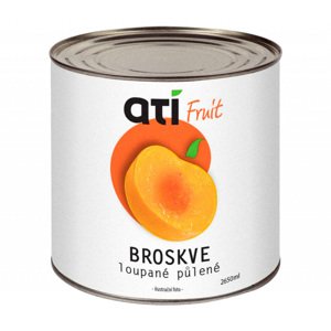 ATI Fruit Broskve loupané půlené 2650ml