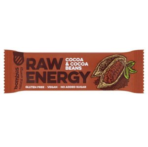 Bombus Raw ENERGY Kakao a kakaové boby 50g