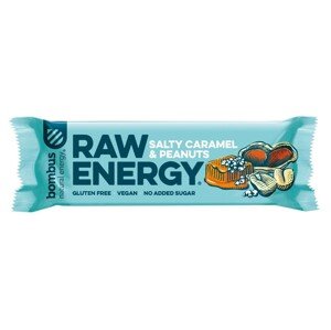 Bombus Raw ENERGY Slaný karamel a arašídy 50g