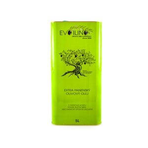 Evoilino Korfu Extra panenský olivový olej 0,4% 5l – plech