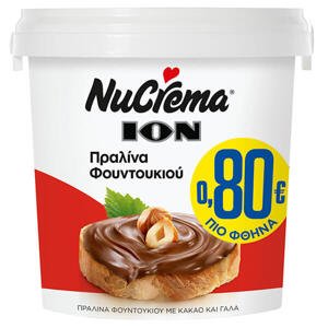 ION Nucrema řecká pomazánka z lískových oříšků 1kg