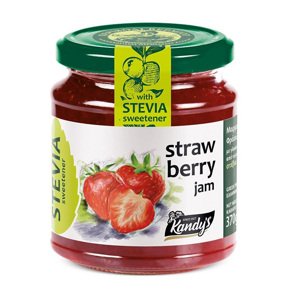 Kandylas džem jahodový se stévií 370g