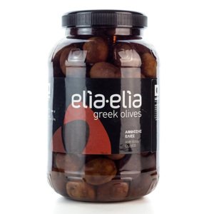 Ladas černé olivy MAMUT (SUPER MAMMOUTH) s peckou 1kg