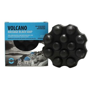 Santo Volcano černé masážní mýdlo 110g