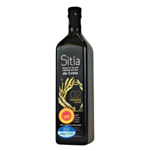 Sitia PREMIUM GOLD SITIA Kréta PREMIUM GOLD 0,2% Extra panenský olivový olej 1l – sklo