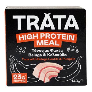 TRATA High Protein Meal Tuňák s černou čočkou a dýní 140g