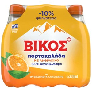 Vikos Pomerančová limonáda (Portokaláda) 6 x 330ml
