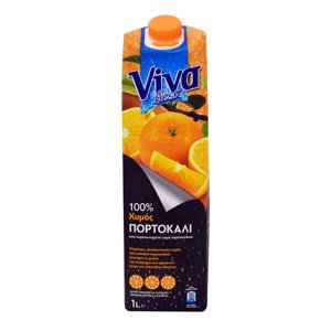 Viva 100% pomerančový džus 1l