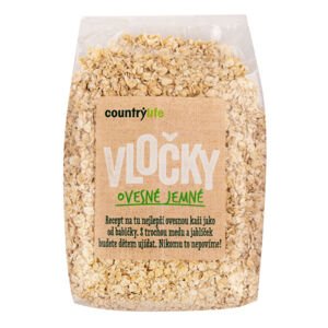 Vločky ovesné jemné 500 g   COUNTRY LIFE