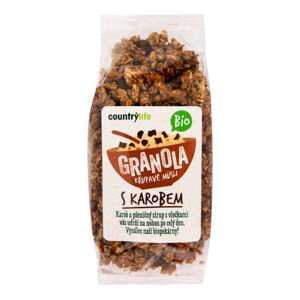 Granola - Křupavé müsli s karobem 350 g BIO   COUNTRY LIFE