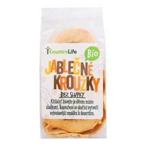 Jablečné kroužky sušené bez slupky 60 g BIO   COUNTRY LIFE