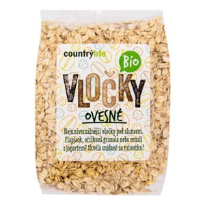 Vločky ovesné 500 g BIO   COUNTRY LIFE