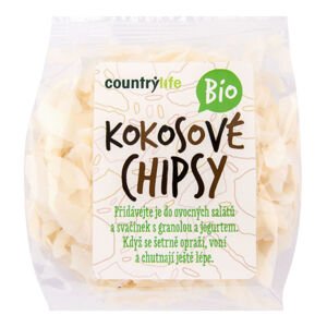 Chipsy kokosové 150 g BIO   COUNTRY LIFE