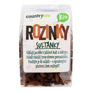 Rozinky sultánky 200 g BIO   COUNTRY LIFE