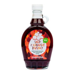 Sirup brusinkový  250 ml BIO   COUNTRY LIFE