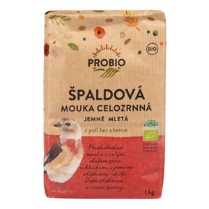 Mouka špaldová celozrnná jemně mletá 1 kg BIO   PROBIO