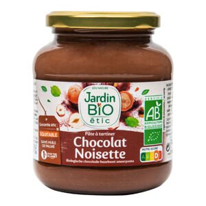 Pomazánka čokoládovo-lísková 350 g BIO  JARDIN BIO