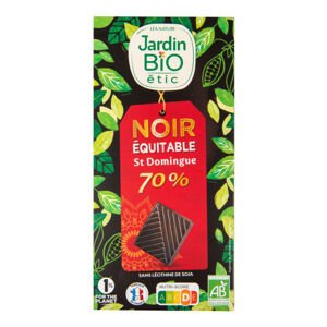 VÝPRODEJ!!!Čokoláda hořká 70% 100 g BIO  JARDIN BIO