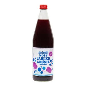 Mošt jablečný s aronií 750 ml BIO  MOŠTÁRNA HOSTĚTÍN