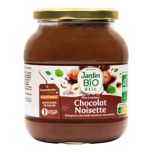 Pomazánka čokoládovo-lísková 750 g BIO  JARDIN BIO