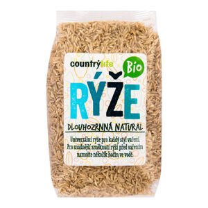 Rýže dlouhozrnná natural 500 g BIO   COUNTRY LIFE