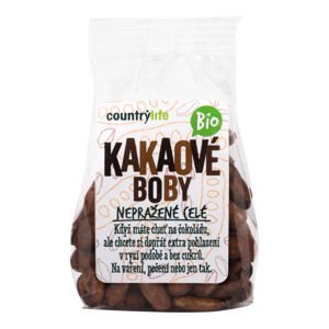 Kakaové boby nepražené celé 100 g BIO   COUNTRY LIFE