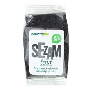 Sezam černý neloupaný 100 g BIO   COUNTRY LIFE