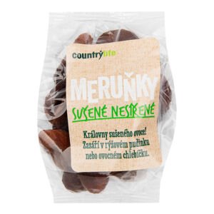 Meruňky sušené nesířené 100 g   COUNTRY LIFE