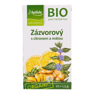 Čaj Zázvorový s citronem a mátou 30 g BIO   MEDIATE