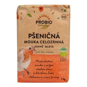 Mouka pšeničná celozrnná jemně mletá 1 kg BIO   PROBIO